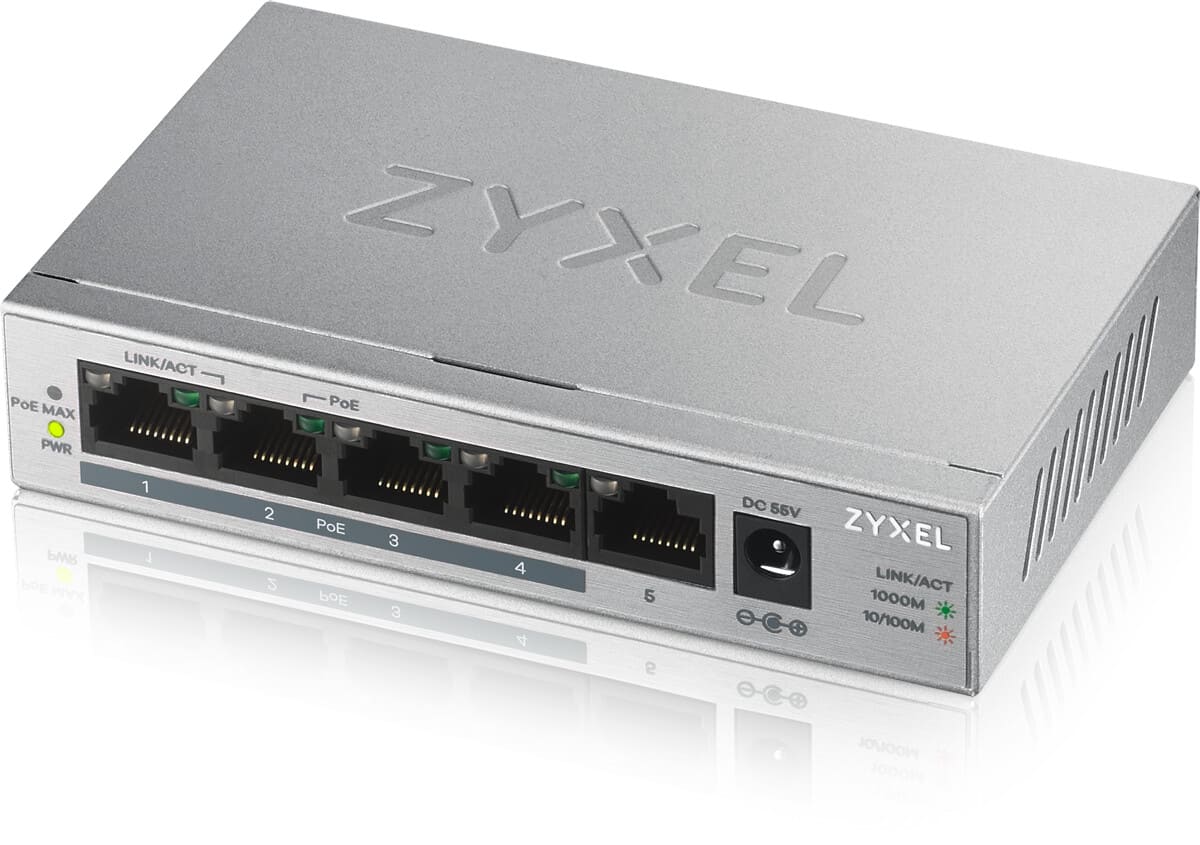 Zyxel GS1005HP Nepārvaldīts Gigabit Ethernet (10/100/1000)